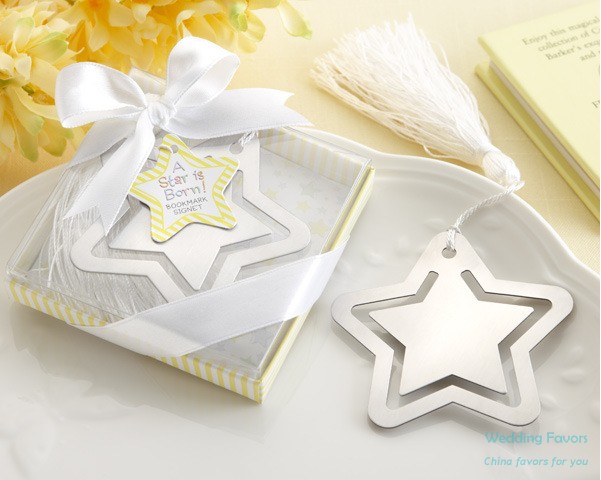 bookmark baby shower favors