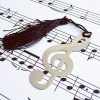 Metal Timeless Duet Bookmark with Tassel81